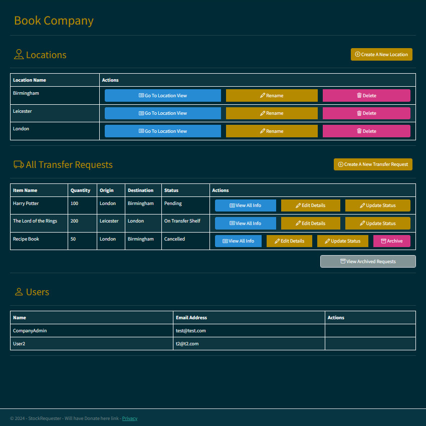 Stock Requester image